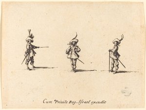Neozbrojený vrták od Jacques Callot