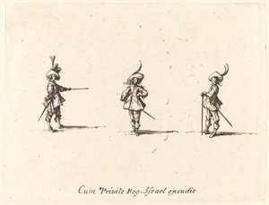 Neozbrojený vrták od Jacques Callot