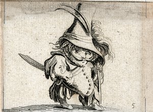 Varie Figure Gobbi ... (rytina) od Jacques Callot