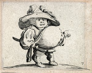 Varie Figure Gobbi ... (rytina) od Jacques Callot