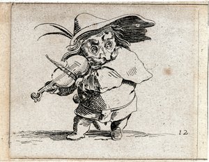 Varie Figure Gobbi ... (rytina) od Jacques Callot