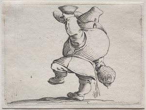 Různé shrbené figurky od Iacopo Callota (Drinker Seen From Behind) od Jacques Callot