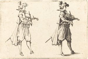 Houslista, c. 1622. od Jacques Callot