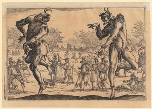 Dvě kalhoty od Jacques Callot