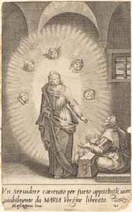 Dodaný sluha od Jacques Callot after Donato Mascagni