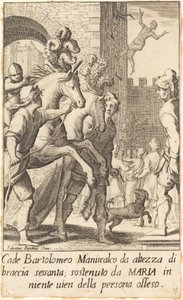 Bartolomeo, podkovář od Jacques Callot after Fabrizio Boschi