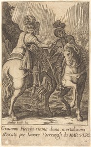 Giovanni Fieschi od Jacques Callot after Matteo Rosselli