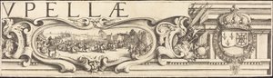 Obležení La Rochelle [3. deska z 16; sada obsahuje 1952.8.97-112] od Jacques Callot and Abraham Bosse
