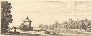 Holubník od Jacques Callot or Follower of Jacques Callot