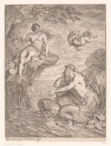 Glaucus en Scylla od Jacques Dumont