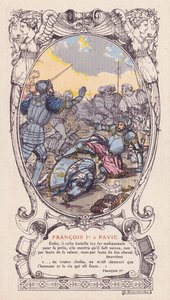 Francouzský král František I. zajat v bitvě u Pavie v Itálii
