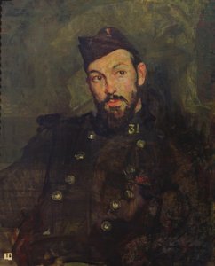 Felicien Cacan v uniformě, 1915 od Jacques-Emile Blanche