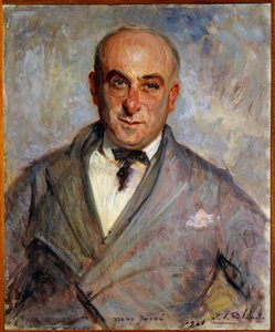 Portrét Maxe Jacoba (1876-1944) Francouzský básník Malba Jacques Emile (Jacques-Emile) Blanche (1861-1942) od Jacques Emile Blanche