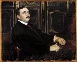 Portrét Paula Claudela (francouzský spisovatel od Jacques-Emile Blanche