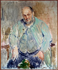 Portrét francouzského sochaře Antoine Bourdelle (1861-1929) Malba Jacques Emile (Jacques-Emile) Blanche (1861-1942) od Jacques-Emile Blanche