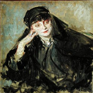 Studie k portrétu hraběnky Anny de Noailles (1876-1933) 1912