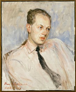 Studie k portrétu Pierra Drieu La Rochelle (1893-1945). Obraz Jacques Emile Blanche (1861-1942), olej na plátně od Jacques-Emile Blanche
