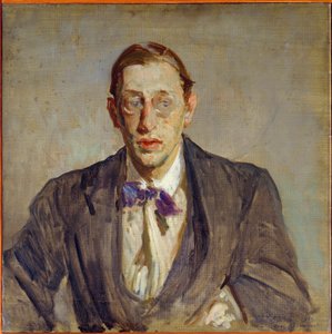 Studie k portrétu skladatele Igora Stravinského od Jacques Emile Blanche