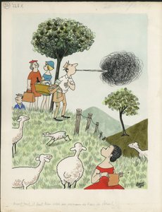 Jours de France, Barevná satira