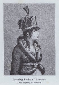 Louise Mecklenburg-Strelitz, královna choť pruského krále Fridricha Viléma III (litho)