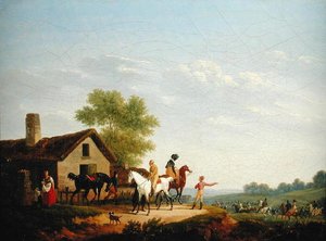 Koňské dostihy od Jacques Francois Joseph Swebach