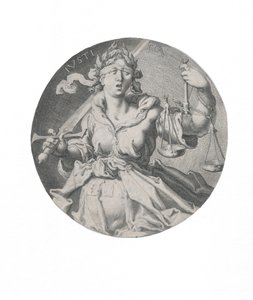 Spravedlnost, 1593. od Jacques Gheyn