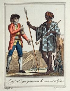 Černý guvernér okresu Gorée, 1796 od Jacques Grasset de Saint Sauveur