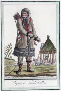 Rolník z Kamčatky - v „“Encyklopedii cest”” od Grasset St Sauveur, Paříž od Jacques Grasset de Saint-Sauveur