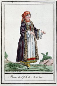 Žena z ostrova Santorini od Jacques Grasset de Saint-Sauveur