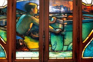 Nancy (oddělení 54), Art Nouveau, Obchodní a průmyslová komora, Vitráže od Jacquese Grubera (1870-1936)