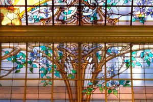 Nancy (oddělení 54), Art Nouveau, „“La verriere aux Clematites““ (1901), Vitráže od Jacquese Grubera (1870-1936) od Jacques Gruber