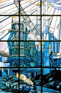 Nancy (oddělení 54), Art Nouveau, Vitráže od Jacquese Grubera (1870-1936), v sídle Pont a Mousson, av. de la osvobození