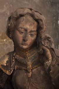 Máří Magdalena (malovaná omítka)
