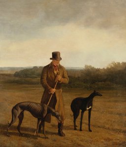 Portrét lorda Riverse se dvěma chrty, kolem roku 1825