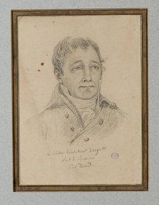 Portrét Ignace-Eugène-Marie Degotti, kolem 1815-25 (křída na světle hnědém papíře) od Jacques Louis (workshop of) David
