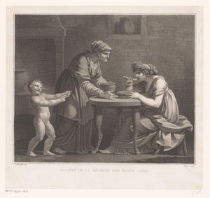Zesměšňování Ceres La Vengeance de Ceres od Jacques Louis Copia