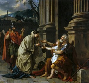 Belisarius prosí o almužnu, 1781. od Jacques Louis David