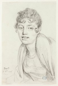 Busta Angelique Mongez od Jacques Louis David