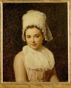 Catherine-Marie-Jeanne Tallardová, manželka Francoise Lamyho, starosty města Sougere/Yonne ... od Jacques Louis David