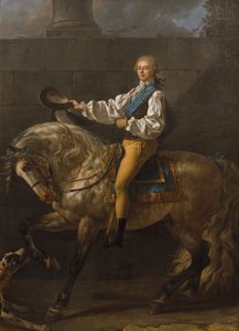 Jezdecký portrét Stanislawa Kostky Potockého 1755-1821 od Jacques Louis David