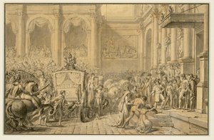 Příjezd císaře ... od Jacques Louis David