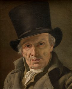 Muž v klobouku od Jacques Louis David