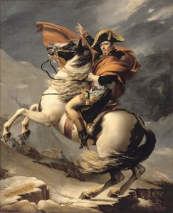 Napoleon Crossing the lps od Jacques Louis David
