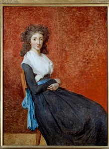 Portrét Madame Charles Louis Trudaine (1769-1802) Obraz Jacques Louis David (1748-1825) Sun. 1,30 x 0,98 m od Jacques Louis David
