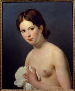 Portrét mladé dívky. Obraz od Jacquese Louise Davida (1748-1825) od Jacques Louis David