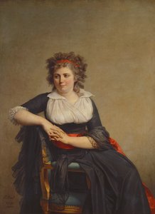 Robertine Tourteau, markýza dOrvilliers (1772-1862) 1790 od Jacques Louis David