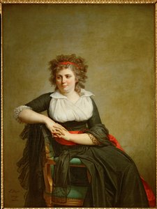 Robertine Tourteau, markýza z Orvilliers ... od Jacques Louis David