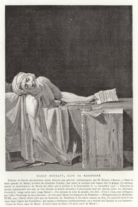 Smrt Marata, 1793 od Jacques Louis David