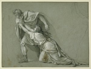 Odjezd Marka Attilia Regulia do Kartága od Jacques Louis David