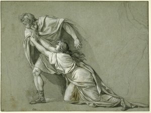 Odjezd Marca Attiliuse Regula do Kartága, 1785-86 od Jacques Louis David
